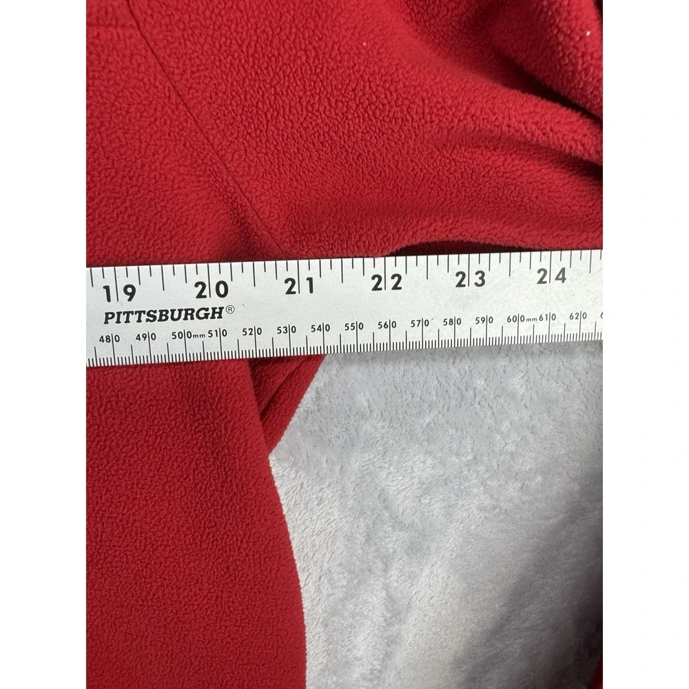 The North Face 1/4-Zip Fleece Coca-Cola Consildated Red Black Men's Size M